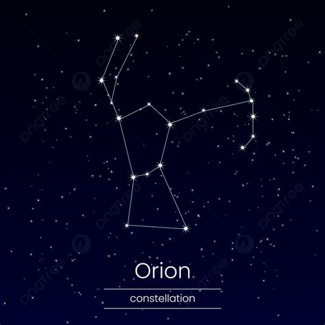 Orion Constellation Stars In Sky Background, Orion, Constellation, Brightest Stars Background ...