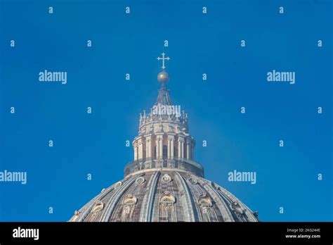 The Dome of The Basilica Saint Peter. Vatican Stock Photo - Alamy