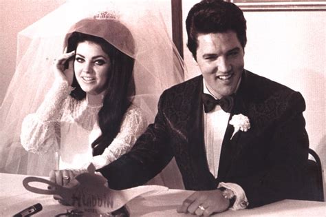 45 Candid Photographs of Elvis and Priscilla Presley on Their Wedding ...