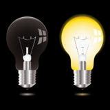 On/off light bulb stock vector. Illustration of bulb - 13288190