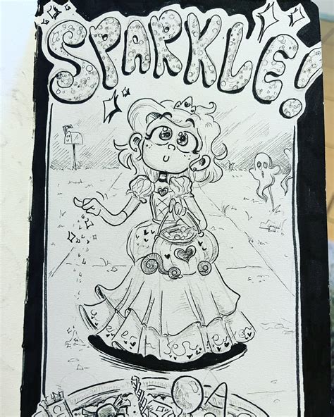 Inktober Day 28: Sparkle by Aritoonz on Newgrounds