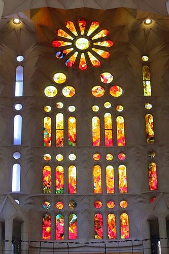 Sunset Colors | Each stained glass window in the Sagrada Fam… | Flickr