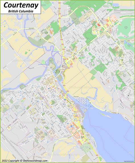 Courtenay Map | British Columbia, Canada | Detailed Maps of Courtenay