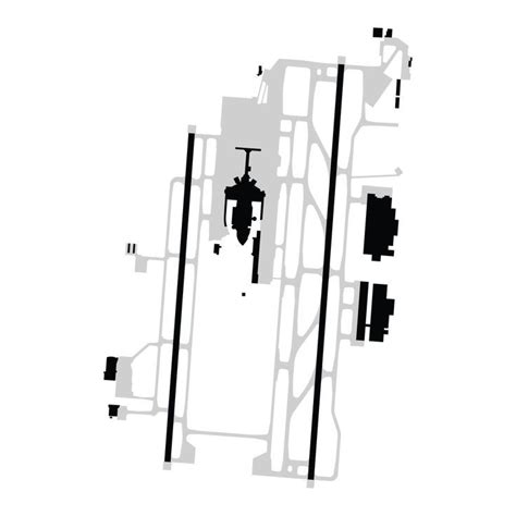 Diagram of John Glenn Columbus International Airport. Very detailed ...