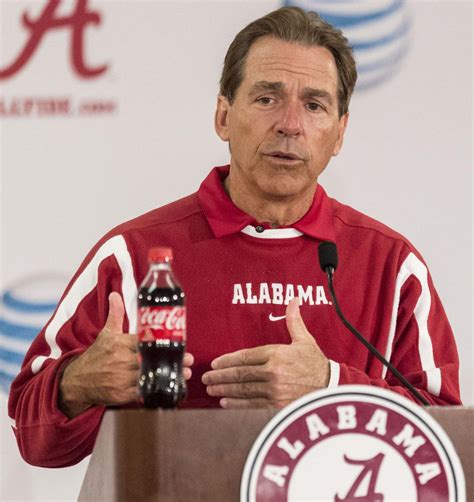 Alabama football coach Nick Saban wants all Tide sports to be strong | University of Alabama ...