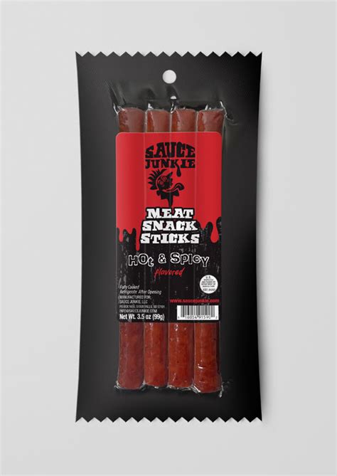 Hot & Spicy Meat Snack Sticks – Sauce Junkie