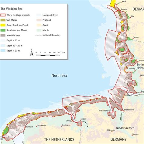 1. Map of the Wadden Sea (source: CWSS). | Download Scientific Diagram