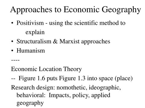 PPT - Geography 207 Economic Geography PowerPoint Presentation, free download - ID:167038