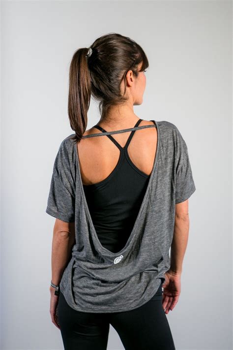 This oversized workout tee is a perfectly trendy piece to throw on for your next Pure Barre ...