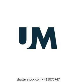 Um Logo Vector Graphic Branding Letter Stock Vector (Royalty Free ...