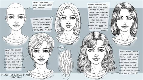 How to Draw Comic Style Hair - Tutorial by robertmarzullo on DeviantArt