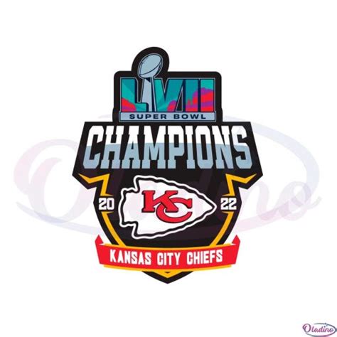 Kansas City Chiefs Super Bowl Lvii Champions Logo Svg