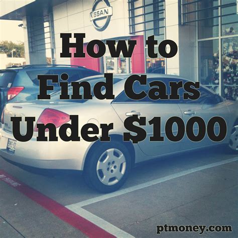 How to Find the Absolute Best Cars Under $1,000 | PT Money