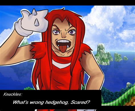 Human! Knuckles. by Twisted-Glitch on DeviantArt