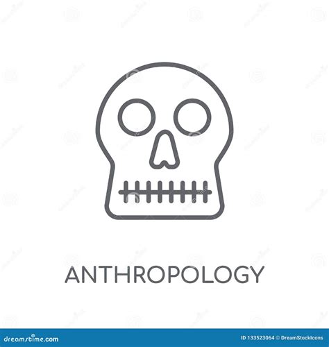 Anthropology Linear Icon. Modern Outline Anthropology Logo Conce Stock ...