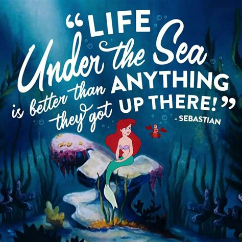 Pin by Disney Lovers! on The Little Mermaid | Disney artists, Life under the sea, Mermaid quotes