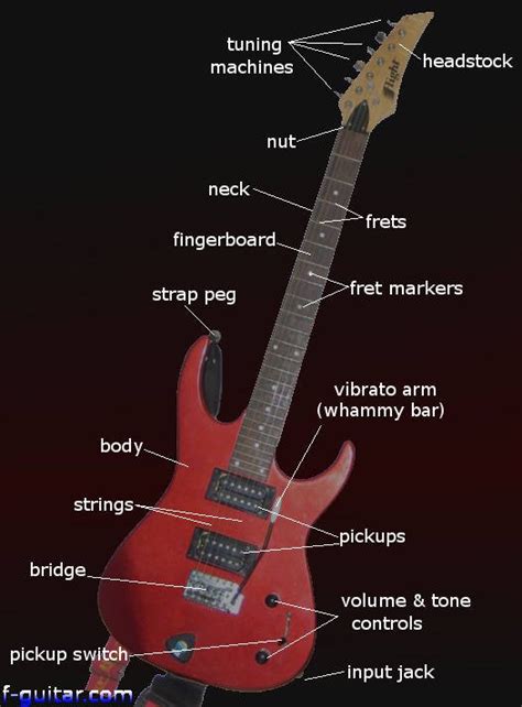 Diagram Of Electric Guitar / The Physics Of Electric Guitars Explain That Stuff / Despite their ...