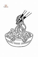 Ramen coloring Page ♥ Online Or Printable For Free  Coloring Pages sketch template