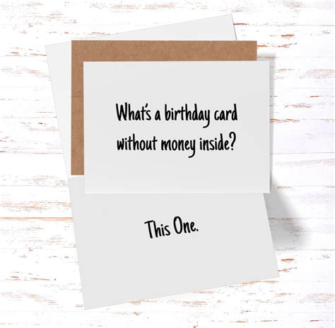 Sarcastic Birthday Cards Funny Birthday Card Birthday Card - Etsy