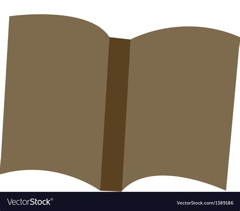 A view of book Royalty Free Vector Image - VectorStock