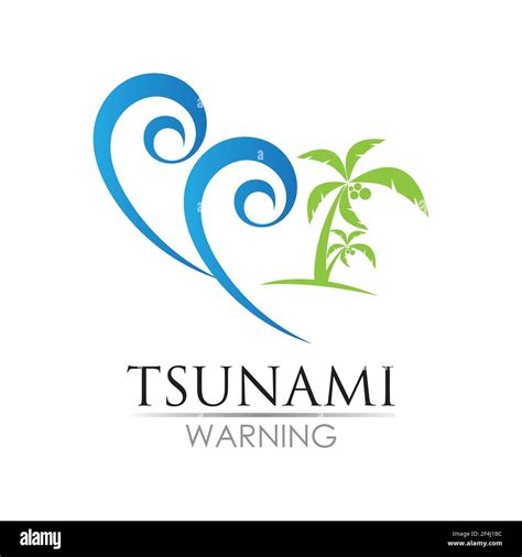 tsunami logo design, vector, icon, template Wave Tsunami Splash Water ...