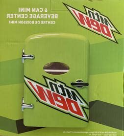 Mountain Dew Mini Fridge 6 Can Green Pop