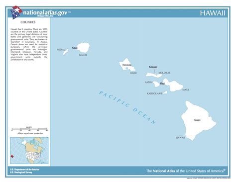 Map of Hawaii. Counties. - PICRYL Public Domain Search