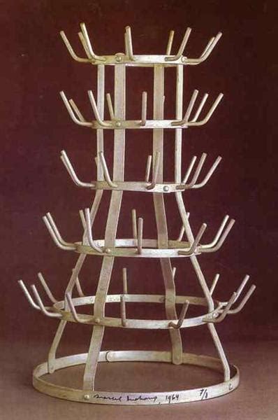 Bottlerack, 1914 - Marcel Duchamp - WikiArt.org