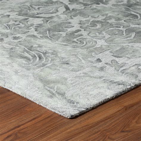 Traditional Wool Damask Area Rug // Gray // 8' x 10' - Addison Rugs - Touch of Modern