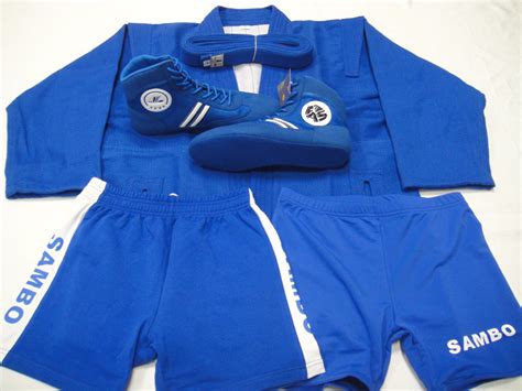 AF Sambo Single Uniform Set (Blue) - Absolute Force - - Boxing, Karate, Judo, Taekwondo, Wrestling