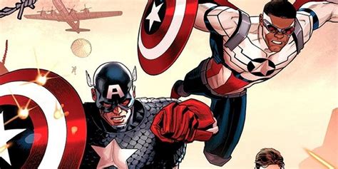 Falcon Gives Captain America His Shield Back