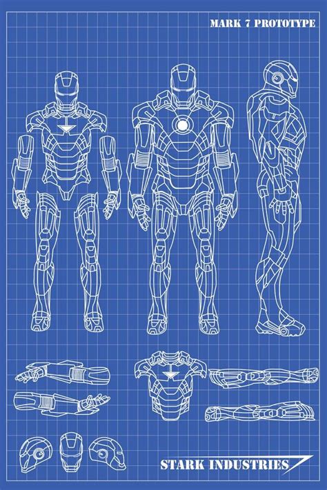 Iron Man Blueprints by nickgonzales7 on DeviantArt | Iron man art, Iron ...