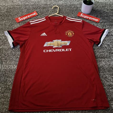 Adidas Manchester United Jersey Embroidered... - Depop