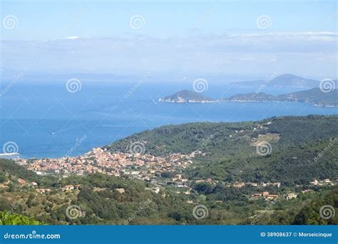 Elba Island, the Ferry Trip Stock Image - Image of panoramic, tourist: 38908637