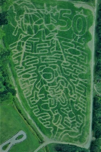 Corn Fun Family Farm Maze Design 2019