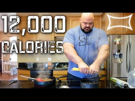 WATCH: Brian Shaw Eat 12,000+ Calories A Day - Prepping For World's Strongest Man 2017 – Fitness ...