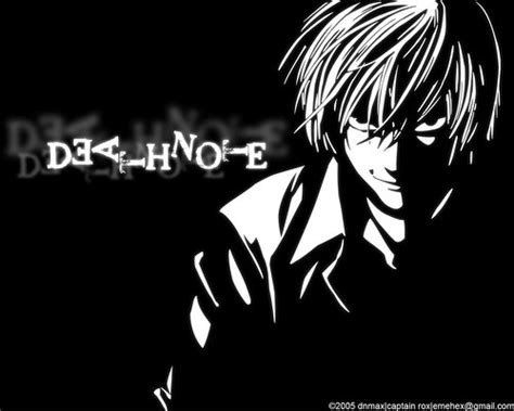 Death Note Anime Wallpaper: Black White Deathnote Wallpaper