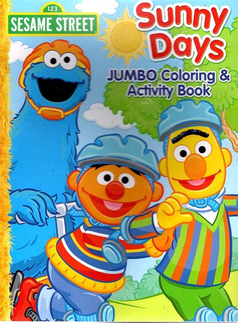 Sesame Street Jumbo Coloring and Activity Books - Sunny Days - v2