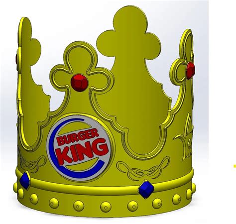 Printable Burger King Crown Template