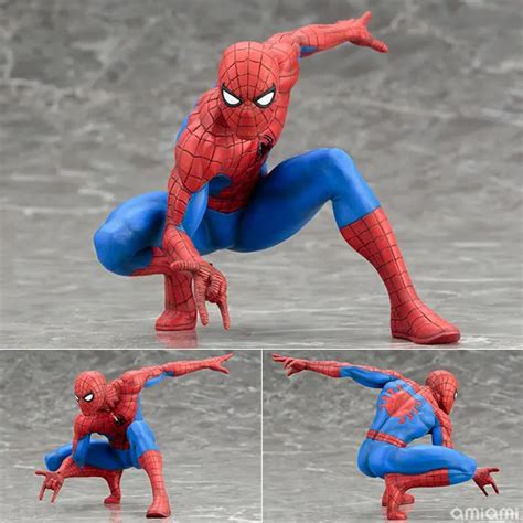 ARTFX + STATUE Spiderman The Amazing Spider man 1/10 Scale Pre Painted Figure Model Kit-in ...