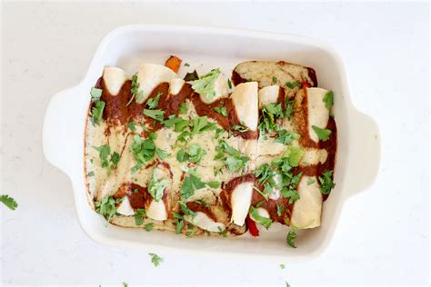 Vegan Mole Enchiladas | Healthy Grocery Girl