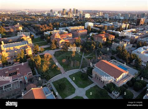 An aerial view of the UCLA campus ,Thursday, Jan 20, 2022, in Los Angeles Stock Photo - Alamy