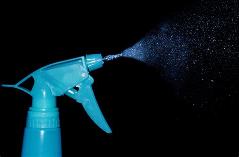 Spray Bottle While Spraying Free Stock Photo - Public Domain Pictures