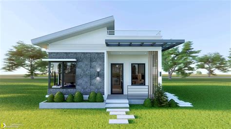 Small House Design Plans 6.5m x 8m With 2 Bedroom - Engineering Discoveries | House design ...