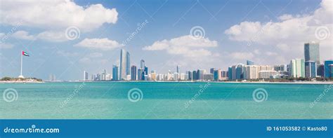 Abu Dhabi City Skyline, United Arab Emirates Stock Photo - Image of dubai, architecture: 161053582