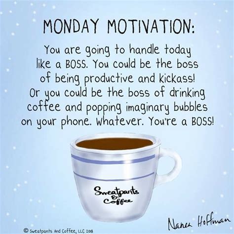 Monday Motivation Coffee Quotes