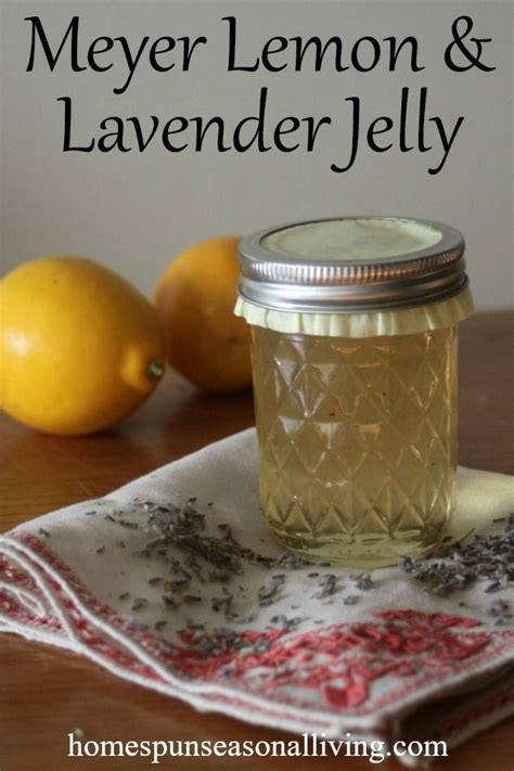 Meyer Lemon Lavender Jelly | Recipe | Lavender recipes, Canning recipes, Easy canning