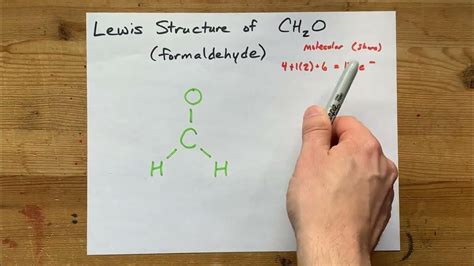 Lewis Structure of CH2O (formaldehyde) - YouTube