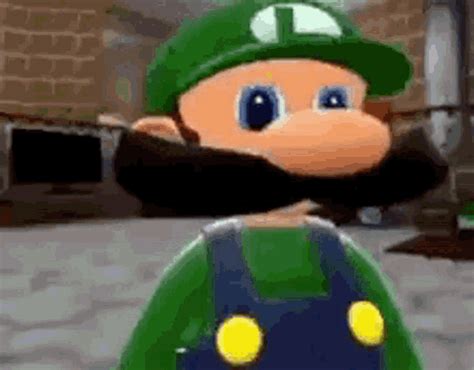 Luigi Stare GIF - Luigi Stare - Discover & Share GIFs