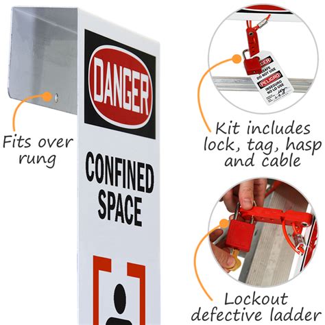 Confined Space Ladder Shield Kit, SKU - S2-1159